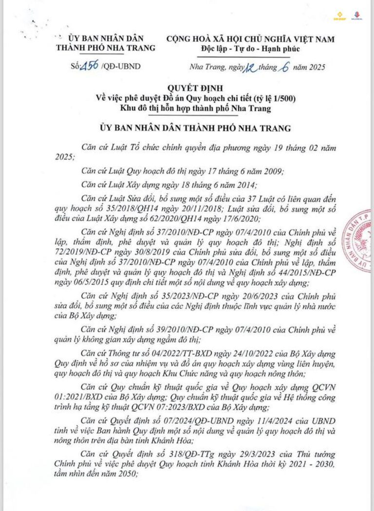 Cấp giấy phép xây dựng Charmora City Nha Trang